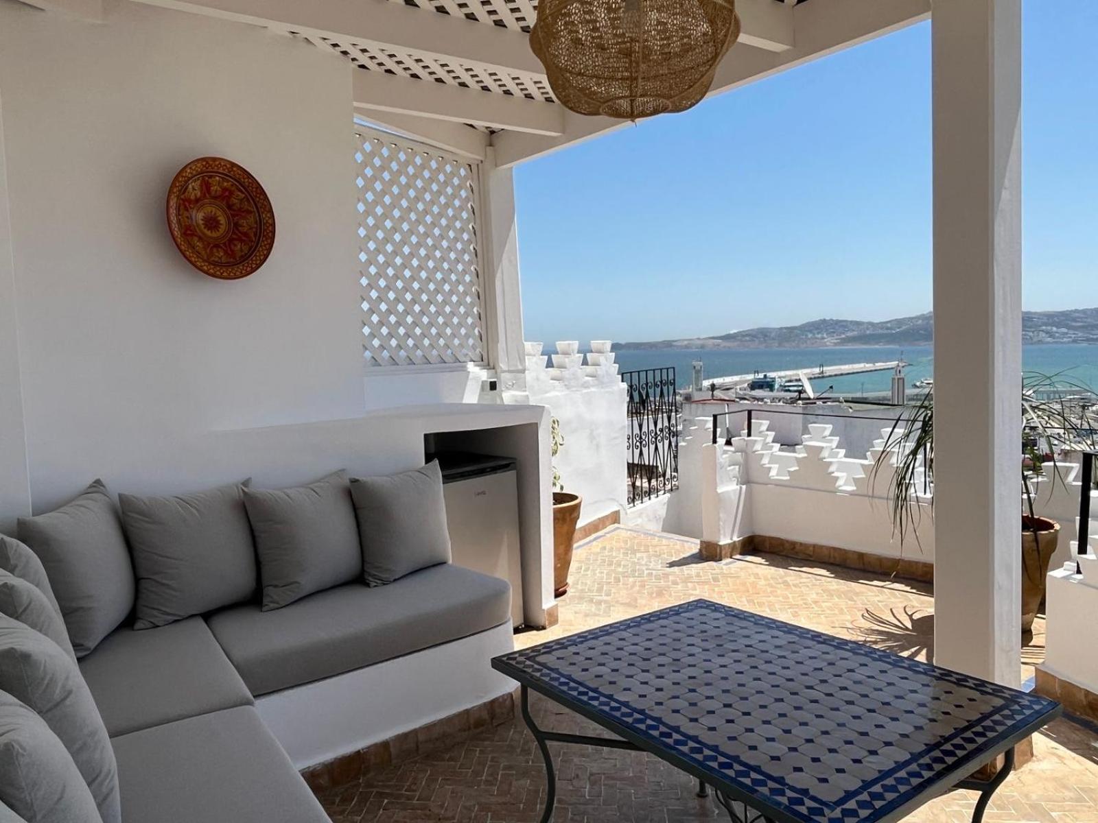 Dar Sharqi, Authentic With Panoramic Sea View In Villa Tanger